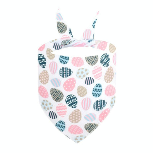 Cute Pet Triangle Towel Bib Cartoon Cats And Dogs Drool Towel Scarf - Size 01 - 08