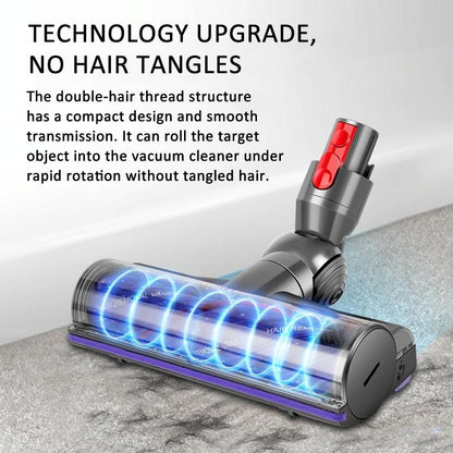 Soft Velvet Roller Direct Drive Brush Head for Dyson Vacs