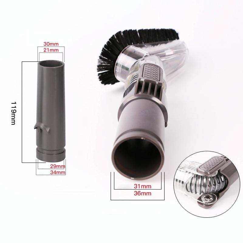 Transparent Brush Head for Dyson Vacuum Cleaner - Household Accessory