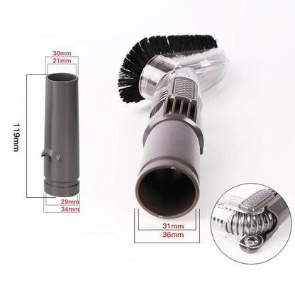 Transparent Brush Head for Dyson Vacuum Cleaner - Household Accessory