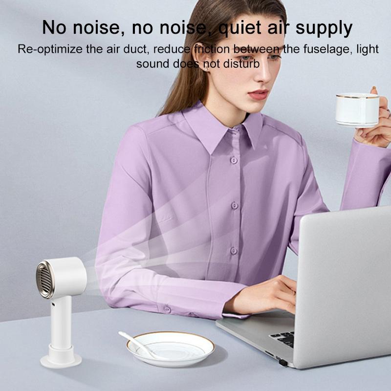 Ultra Freeze Ice Pack Handheld Fan High Speed Portable