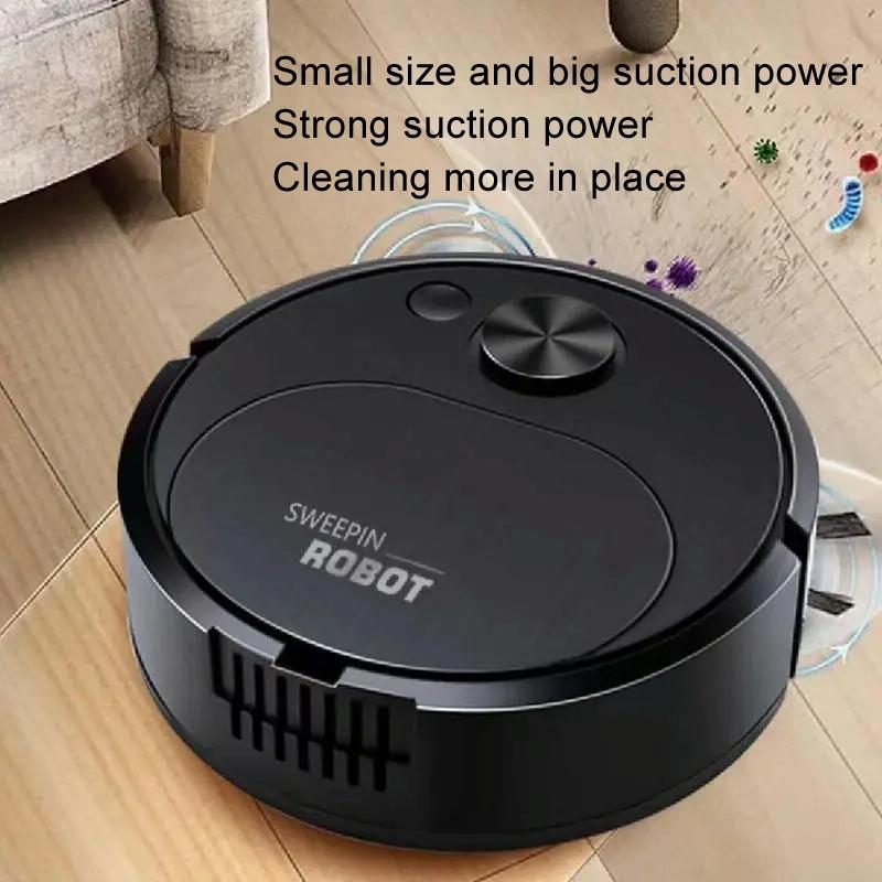 Smart Usb Charging Robot Vacuum for Family Cleaning - Yellow