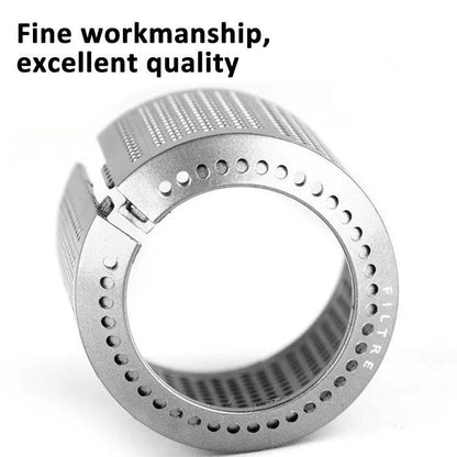 Open Design Outer Filter Cover For Hd01 / Hd03 / Hd08 / Hd15 Hair Dryer - Silver