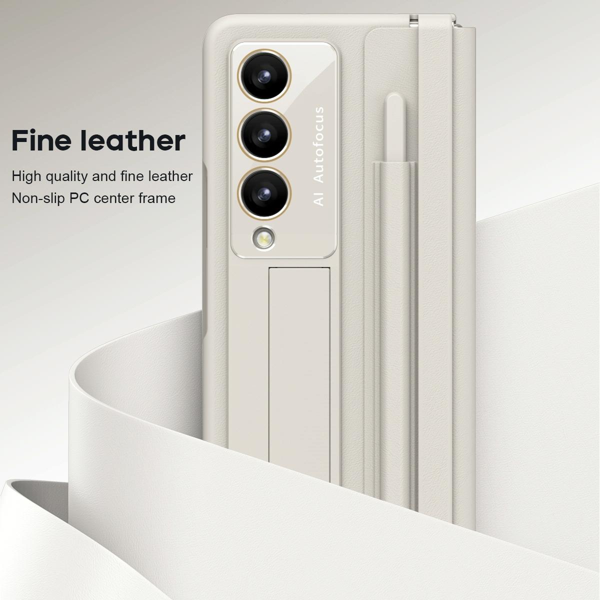 5g Phone Case with Pen Slots - Full Coverage - Light Brown