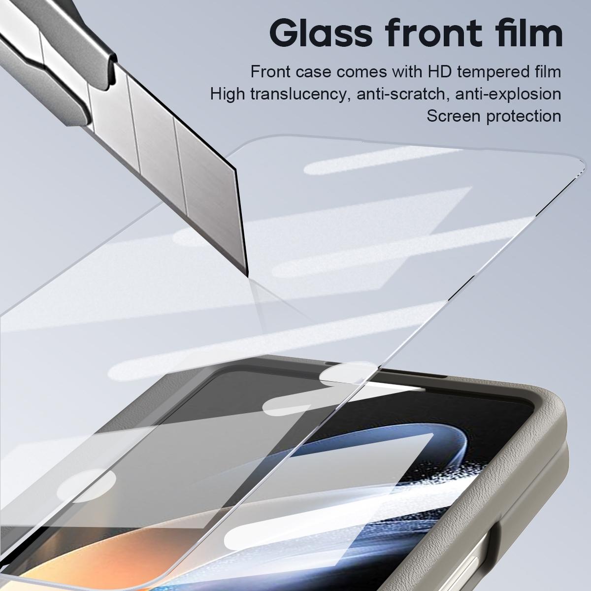 5g Phone Case with Pen Slots - Full Coverage - Light Brown