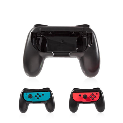 Improved Joy Con Grip for Nintendo Switch - Better Control - Red + Blue
