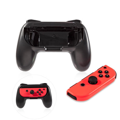 Improved Joy Con Grip for Nintendo Switch - Better Control - Red + Blue