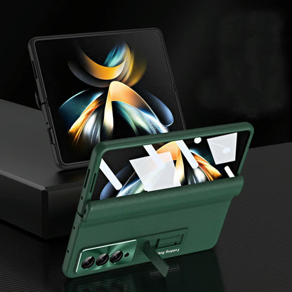 Foldable Full Body Case for Samsung Galaxy z Fold 4 / 5g - 360 Degree Folding - Coffee