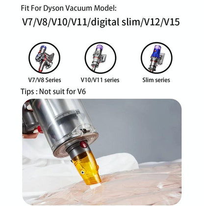 Universal Vacuum Suction Tip Adapter for Dyson Vacs - Yellow