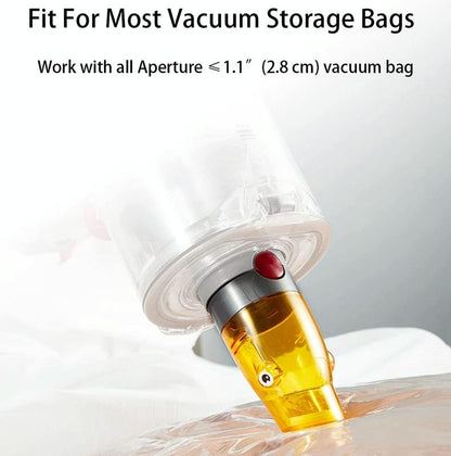 Universal Vacuum Suction Tip Adapter for Dyson Vacs - Yellow