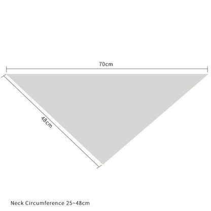 Pet Birthday Saliva Towel Double Cotton Triangle Scarf - Pink