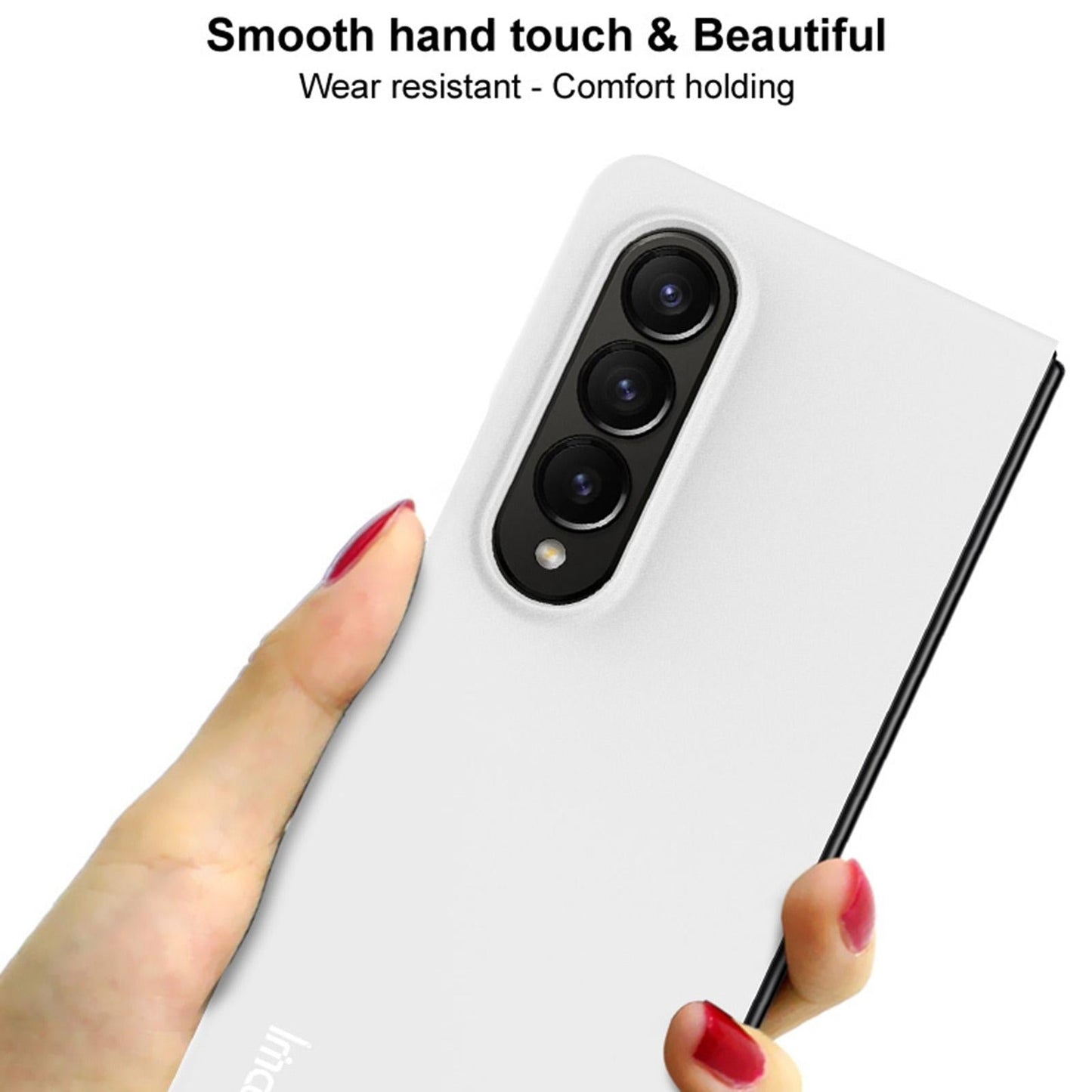 Imak Js 2 Series Vibrant Case for Samsung Galaxy z Fold 4 5g - White