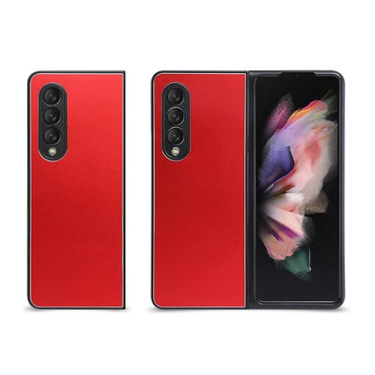 Aluminum Foldable Phone Case for Samsung Galaxy z Fold 4 - Red