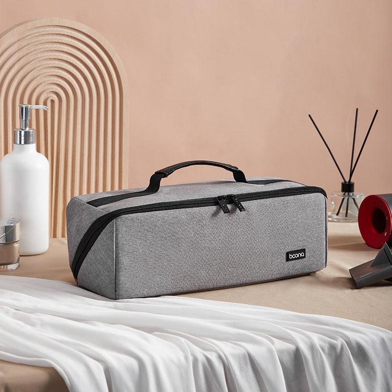 Waterproof Hair Dryer Storage Bag Large Capacity - Gray