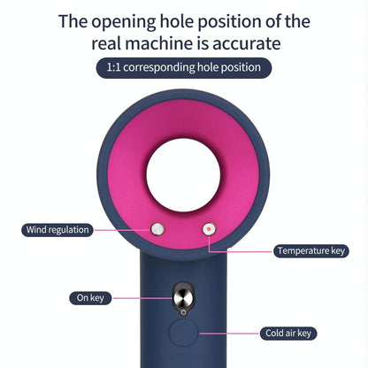 Shockproof Silicone Case For Dyson Hair Dryer - Pink