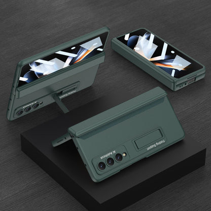 Foldable Magnetic Hinge Case for Samsung Galaxy z Fold 4 - Compact Design - Grey