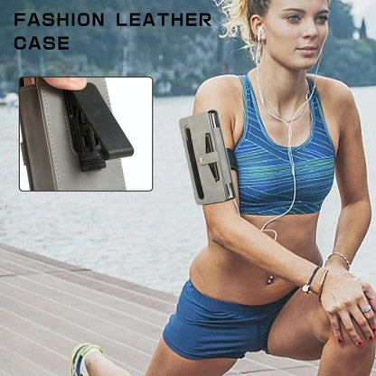 Leather Folding Phone Case for Samsung Galaxy z Fold 4 - Black