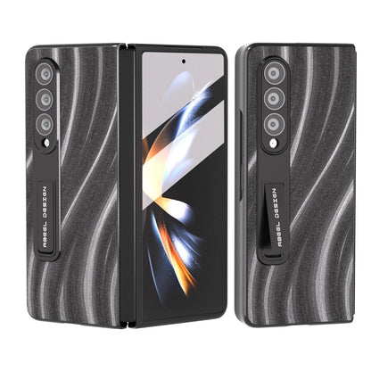 Galactic Pattern Phone Case for Samsung Galaxy z Fold 4 5g - Integrated Protection - Grey