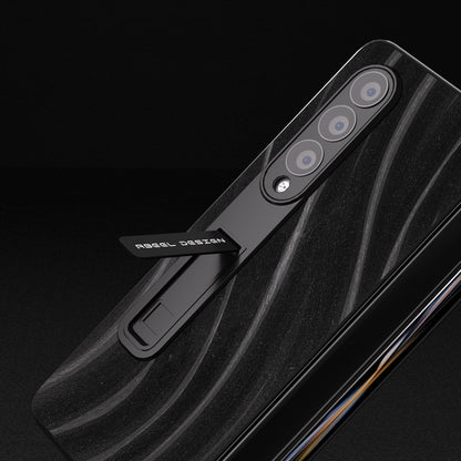 Galactic Pattern Phone Case for Samsung Galaxy z Fold 4 5g - Integrated Protection - Grey