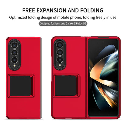 Foldable 3d Design Phone Case for Samsung Galaxy z Fold 4 / 5g - Black
