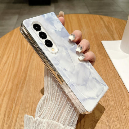 Shockproof Full Coverage Porcelain Case for Samsung Galaxy Fold3 / 4 - White