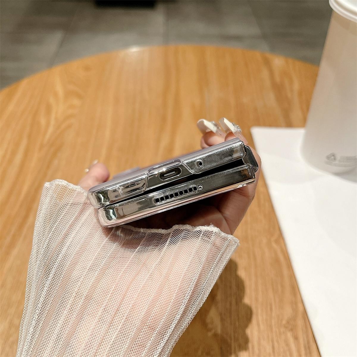 Shockproof Full Coverage Porcelain Case for Samsung Galaxy Fold3 / 4 - White