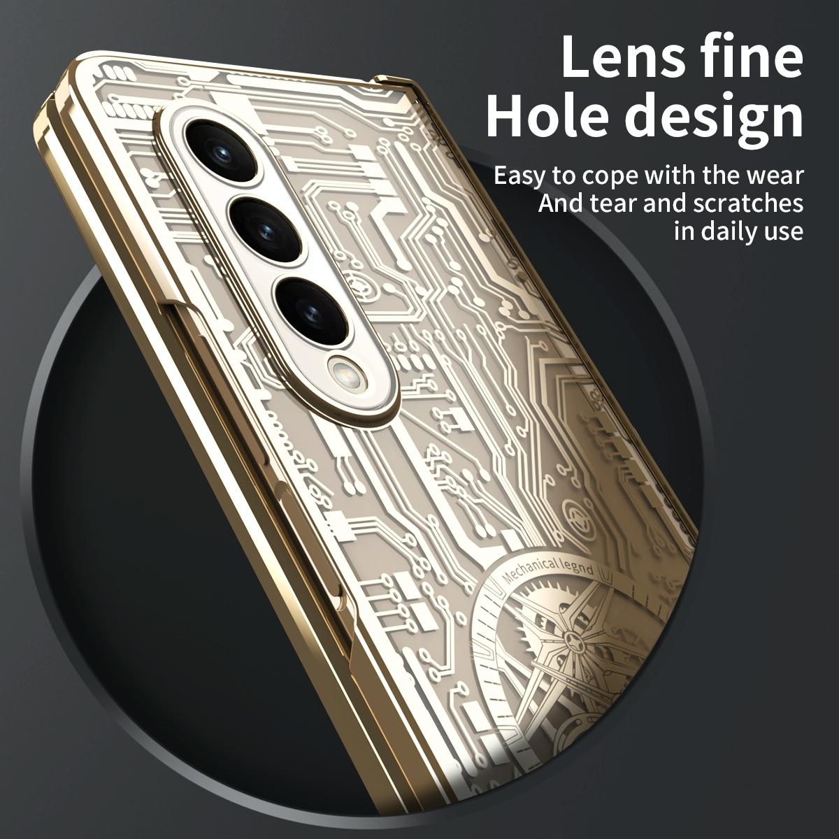 Foldable Electroplated Phone Case - Mechanical Legend 4.5g - Rose Gold