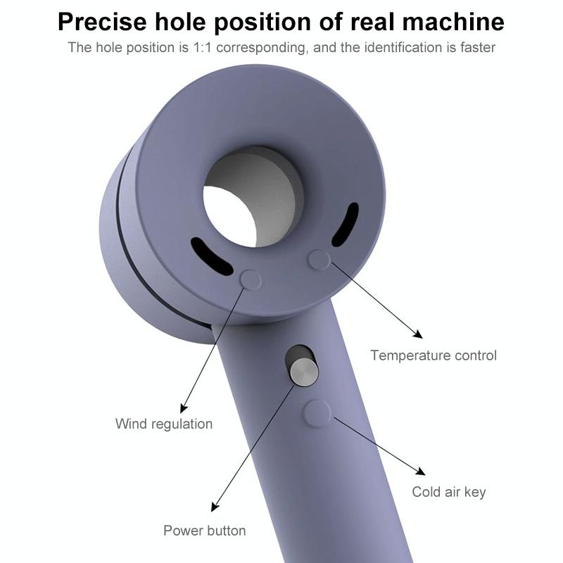 Shockproof Silicone Case For Dyson Hairdryer - Matcha Green