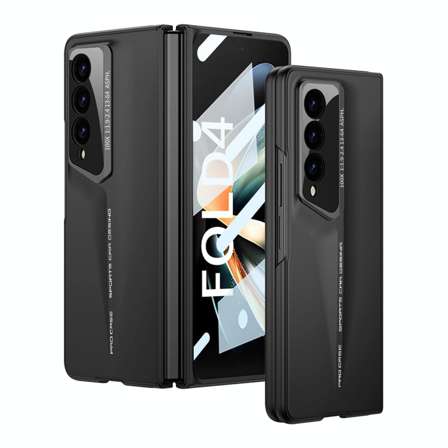 Full Coverage Ultra Thin Case for Samsung Galaxy z Fold 4 / 5g - Black