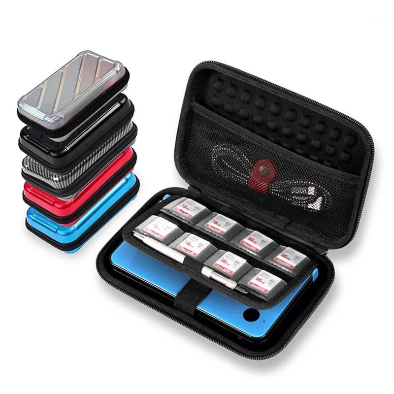 Versatile Hard Disk Case for Nintendo 3ds - Eva Material - Red