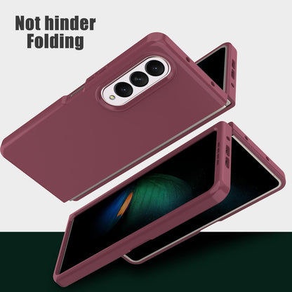 Foldable Pc Case for Samsung Galaxy z Fold 4 / 5g - Solid Colour - Dark Green