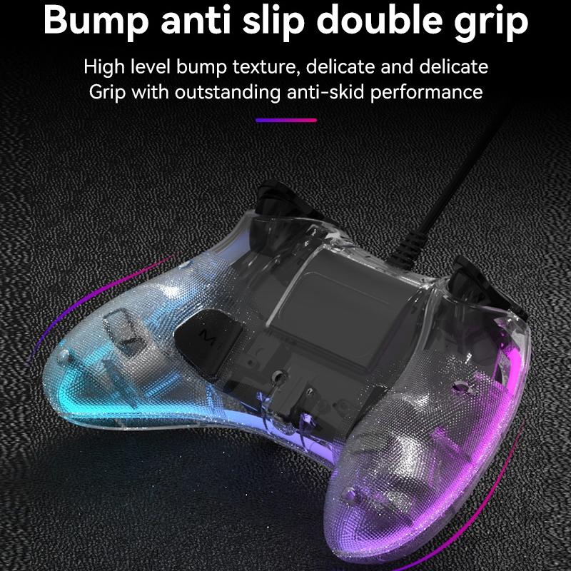 Universal Wired Gamepad for Nintendo Switch / Ps / Computer - Compatible with Multiple Devices - White