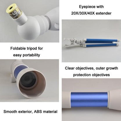 High-definition Children's Telescope for Science Education - A Model Blue