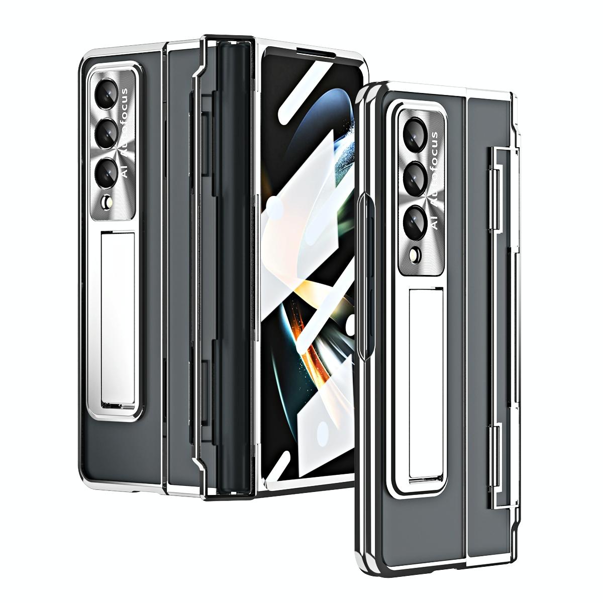 Phantom Series Folding Case for Samsung Galaxy z Fold 4 - Silver