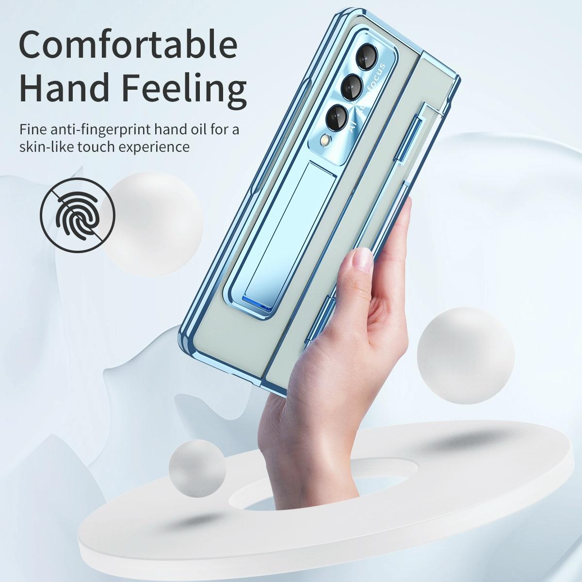 Phantom Series Folding Case for Samsung Galaxy z Fold 4 - Silver
