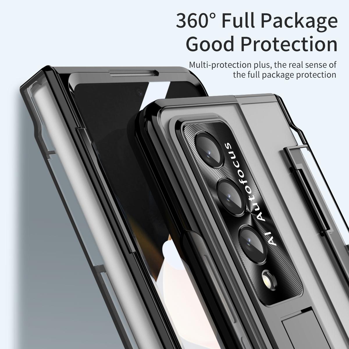 Phantom Series Folding Case for Samsung Galaxy z Fold 4 - Silver