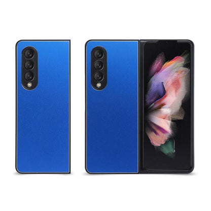 Aluminum Foldable Phone Case for Samsung Galaxy z Fold 4 - Blue