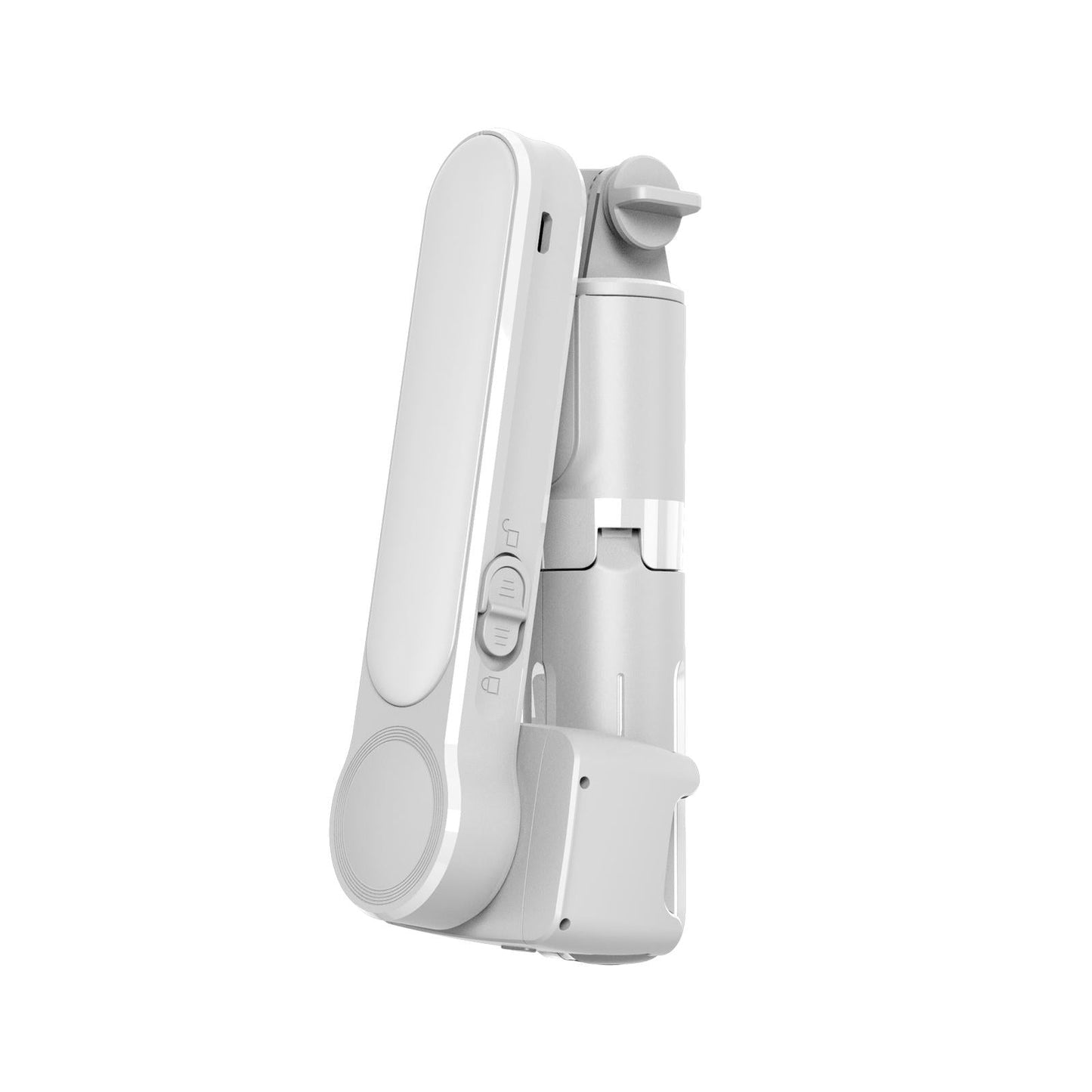 Mini Folding Gimbal Stabilizer with Tripod - White