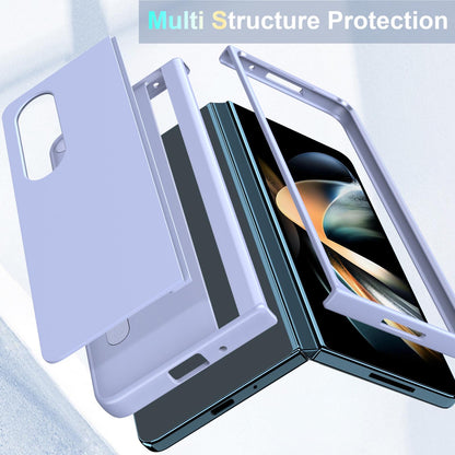 Foldable Phone Case with Holder for Samsung Galaxy z Fold 4 - Full Coverage - Green