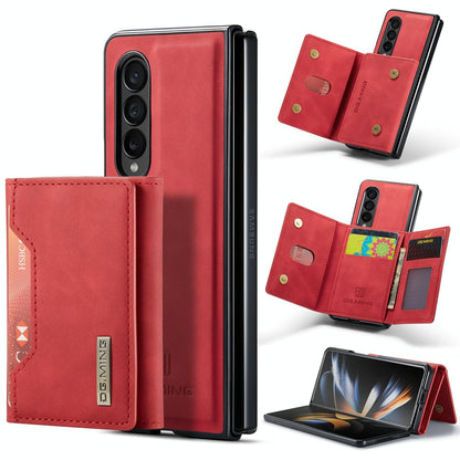 Multi-card Phone Case for Samsung Galaxy z Fold 4 - Fits Dg.ming M2 Series - Red