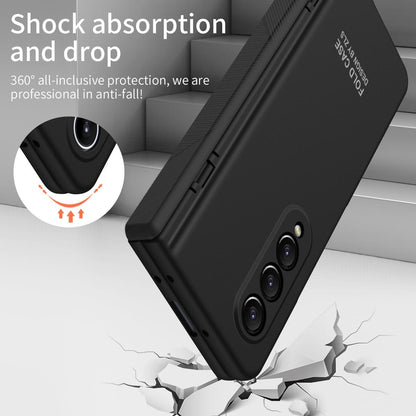 Foldable Phone Case with Pen and Stylus for Samsung Galaxy z Fold 4 / 5g - Black