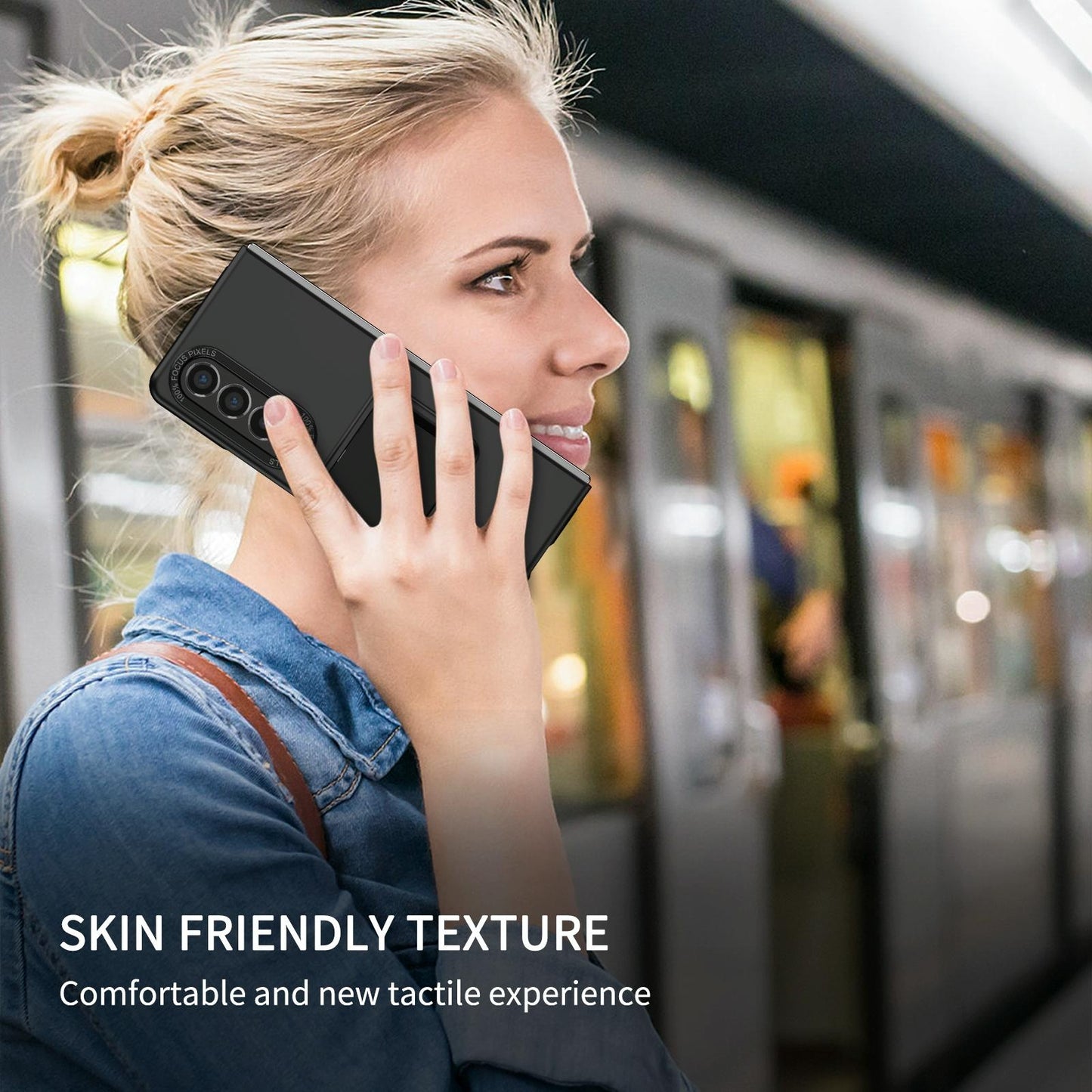 Foldable 3d Design Phone Case for Samsung Galaxy z Fold 4 / 5g - Red