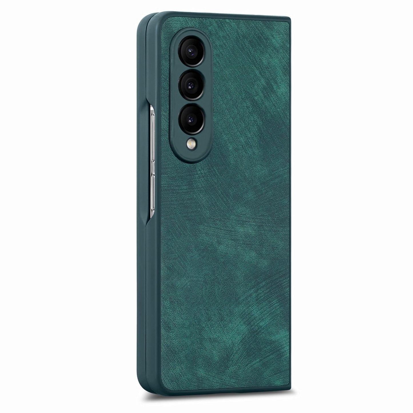 Vintage Leather Fold Case for Samsung Galaxy z Fold 4 - Green