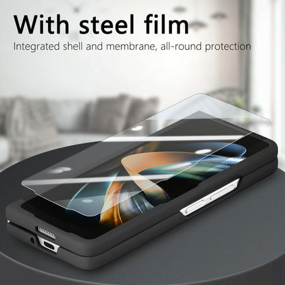 Vintage Leather Fold Case for Samsung Galaxy z Fold 4 - Green