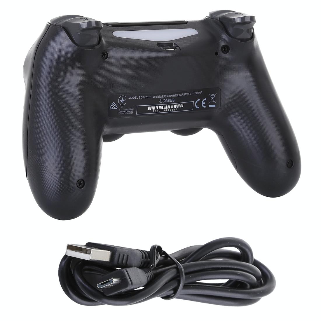 Black Wireless Bluetooth Snowflake Game Controller for Ps4