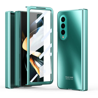 Foldable Electroplated 5g Case for Samsung Galaxy z Fold 4 - Silver