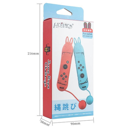 Jump Rope Controller for Nintendo Switch Joy Con - Red Blue