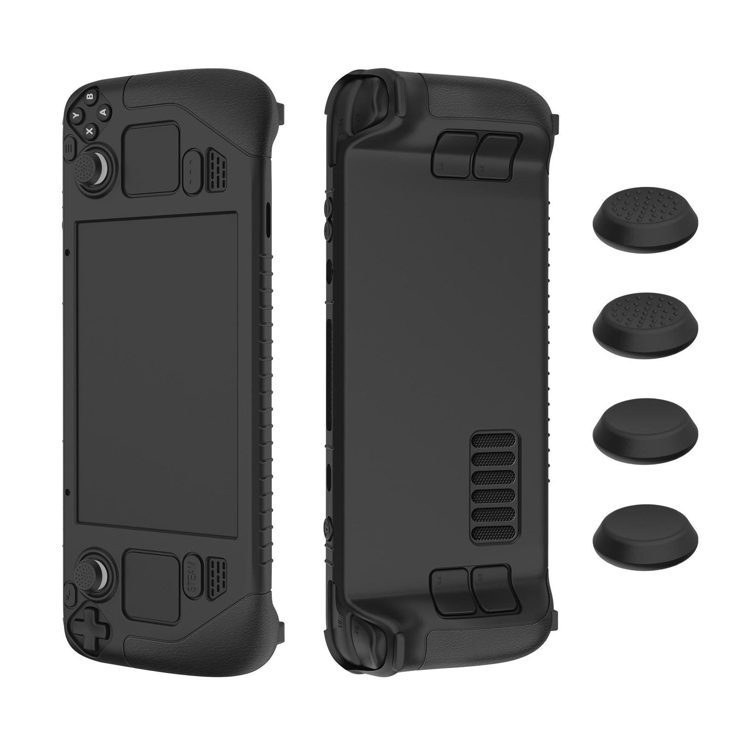 Silicone Game Controller Cover with 4 Key Caps - Protective - Luminous Blue