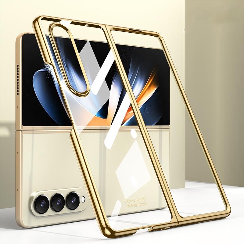 Electroplated Full Coverage Case for Samsung Galaxy z Fold 4 - Silver