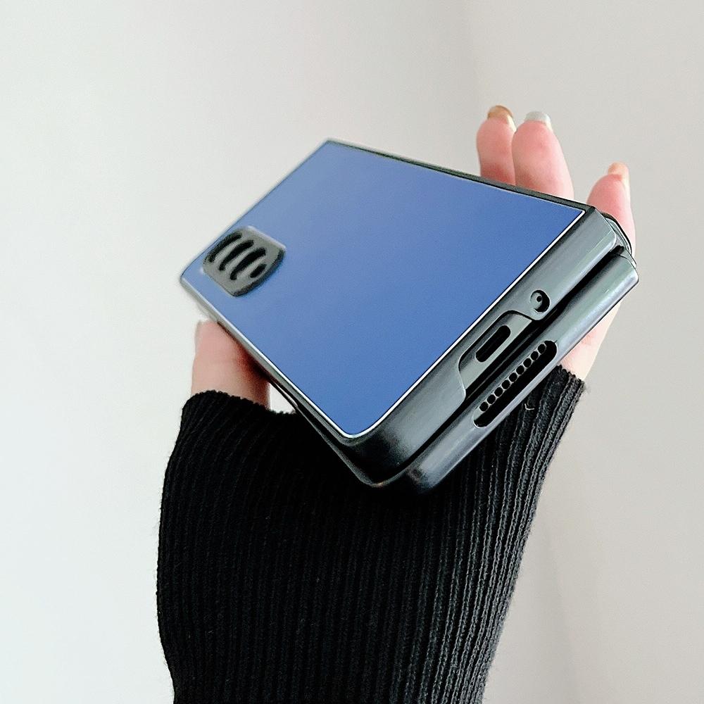 Aluminum Foldable Phone Case for Samsung Galaxy z Fold 4 - Black